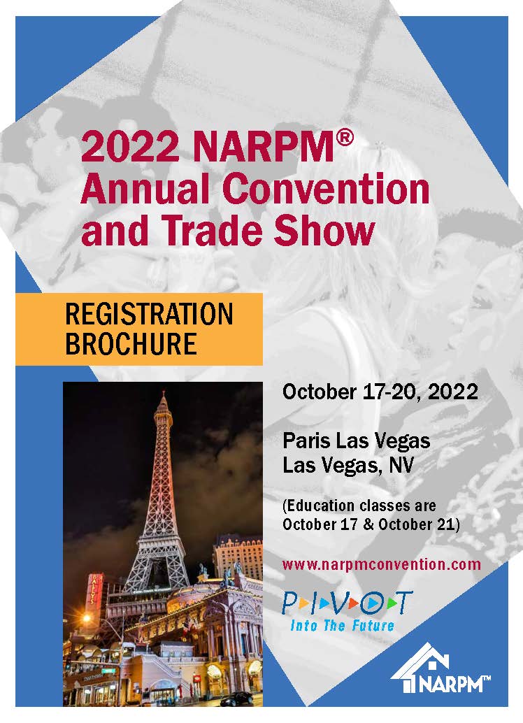 NARPM Convention registration brochure
