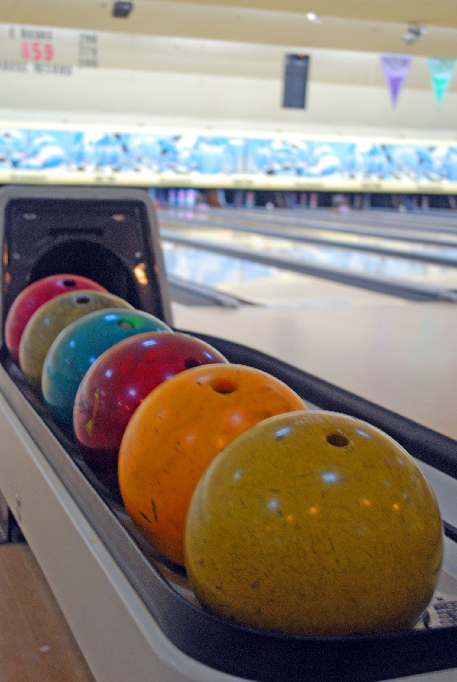 bowling balls photo