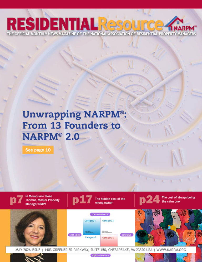 NARPM Residential Resource Magazine for Property Managers - National ...